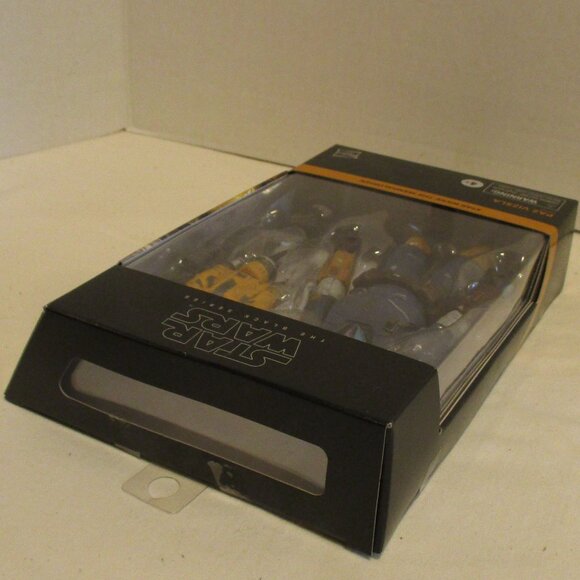 Star Wars Paz Vizsla Blue Gold Black Series Mandalorian NEW Action Figure - Picture 4 of 5